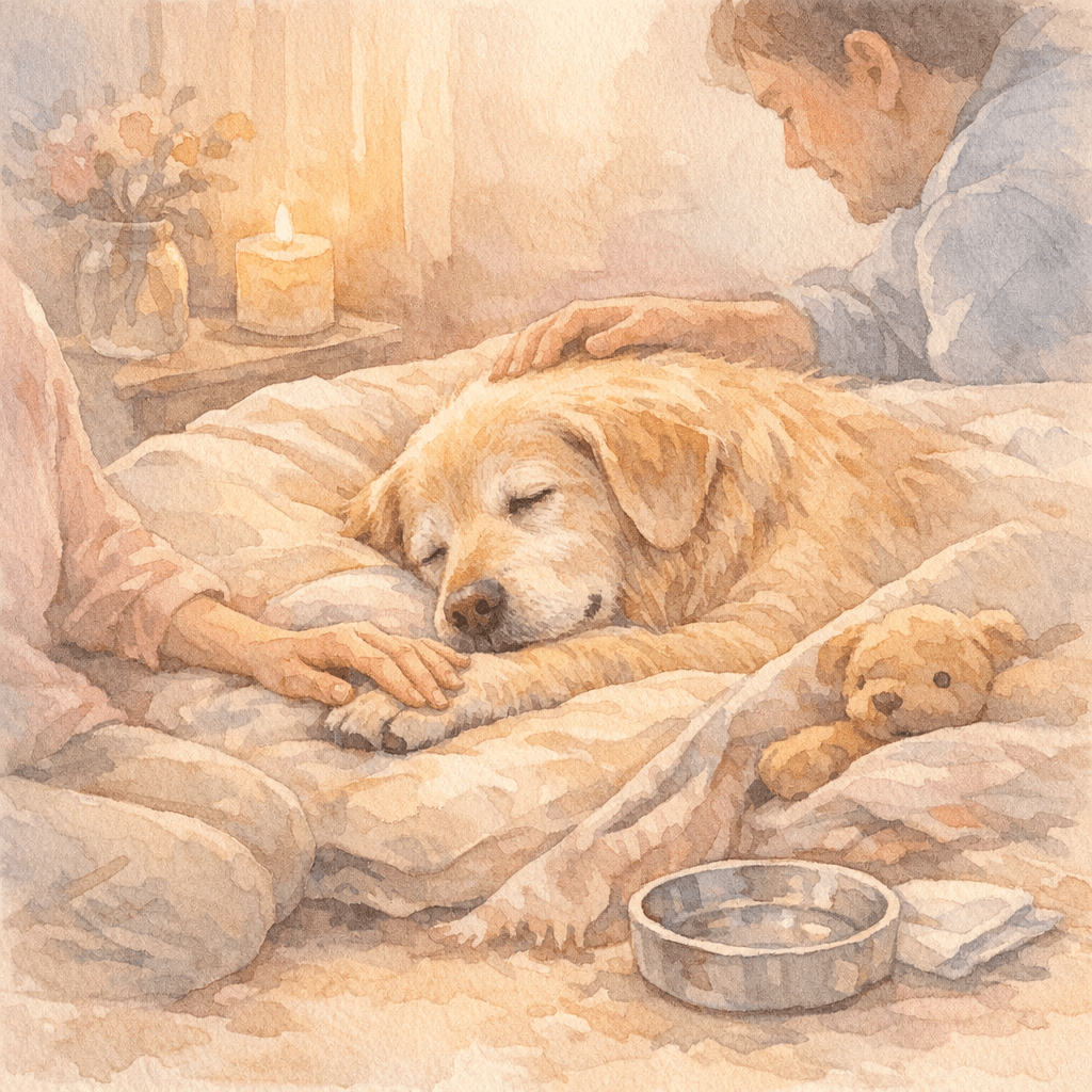 Recognising the Physical Signs Your Dog is Dying
